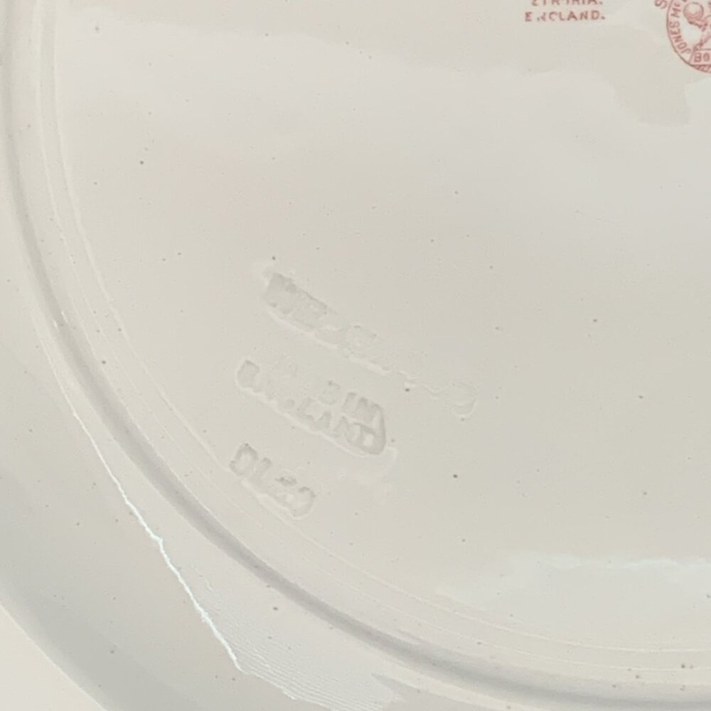 Wedgwood Pink St. Paul’s School The Old Chapel Dinner Plate 1928 10 3/8” Vintage - Picture 7 of 7